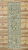 3 x 11 Gray Turkish Oushak Runner 52816