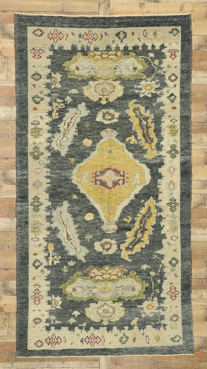 5 x 10 Colorful Turkish Oushak Rug 52817
