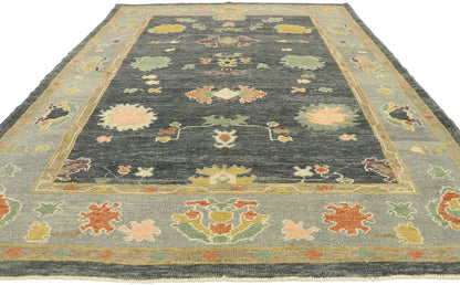 6 x 9 Contemporary Turkish Oushak Rug 52819