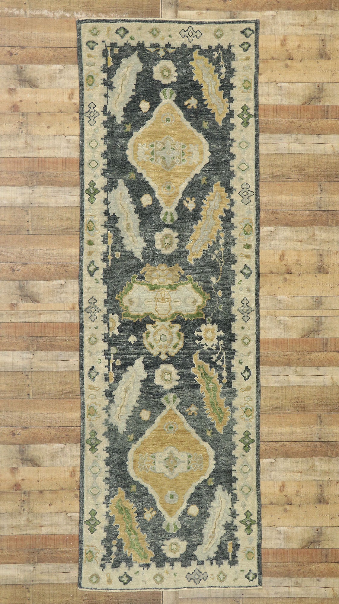 3 x 11 Contemporary Turkish Oushak Runner 52820