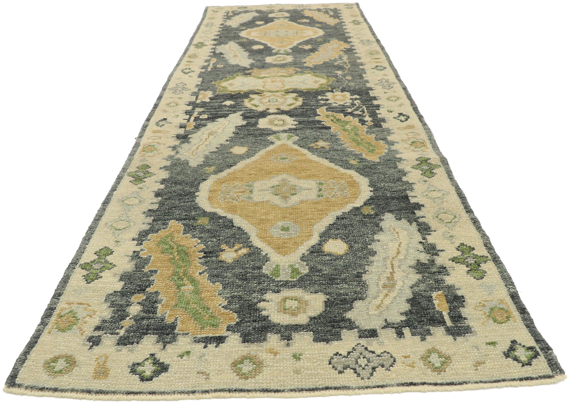 3 x 11 Contemporary Turkish Oushak Runner 52820