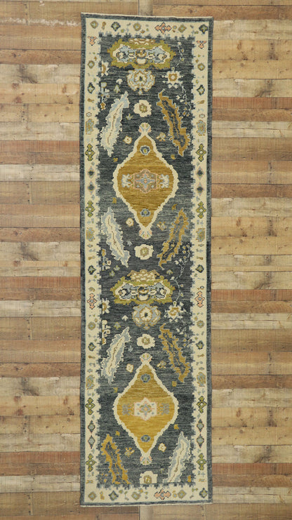 3 x 11 Contemporary Turkish Oushak Runner 52821