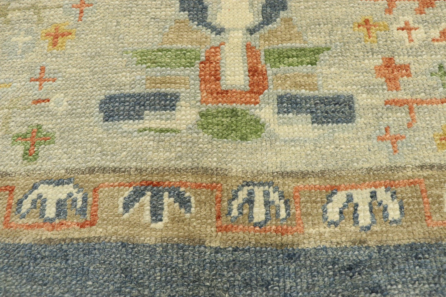 10 x 14 Contemporary Turkish Oushak Rug 52822