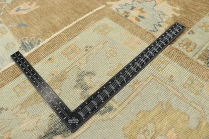 9 x 12 Pastel Turkish Oushak Rug 52823