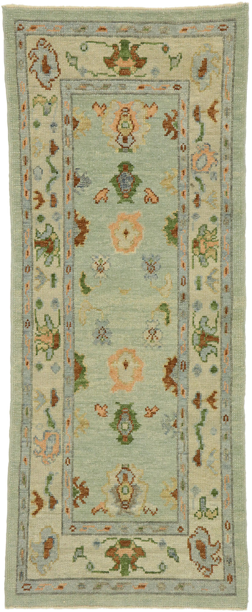 3 x 7 Contemporary Turkish Oushak Runner 52824