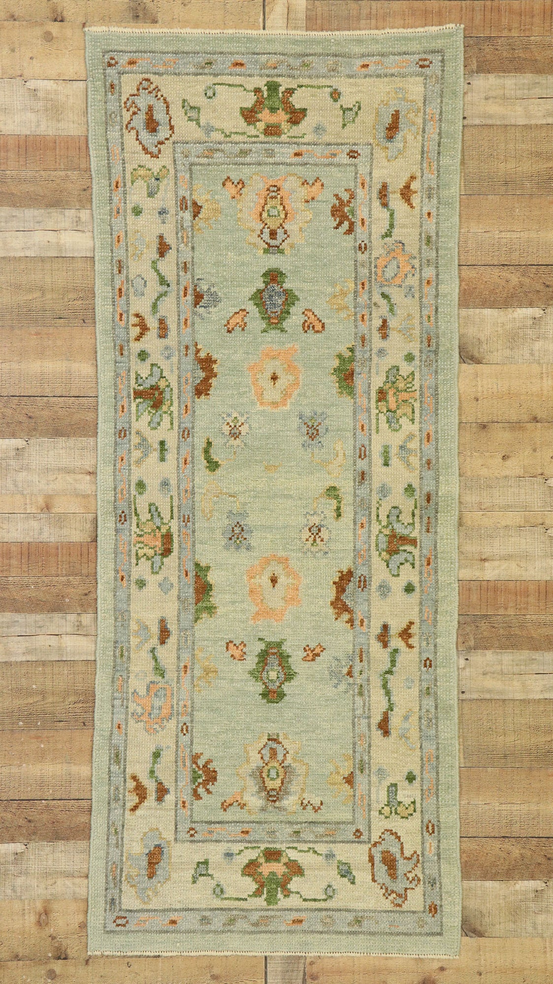 3 x 7 Contemporary Turkish Oushak Runner 52824