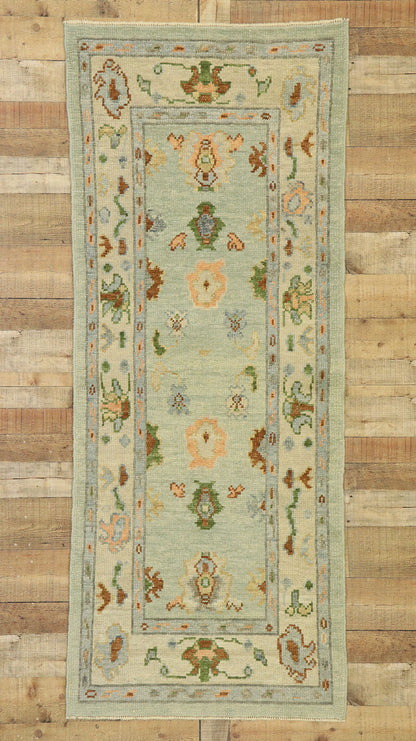 3 x 7 Contemporary Turkish Oushak Runner 52824