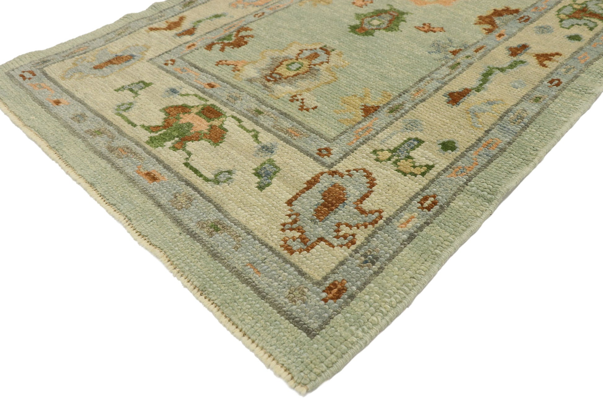 3 x 7 Contemporary Turkish Oushak Runner 52824