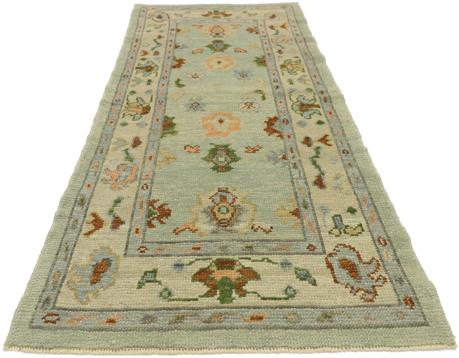 3 x 7 Contemporary Turkish Oushak Runner 52824
