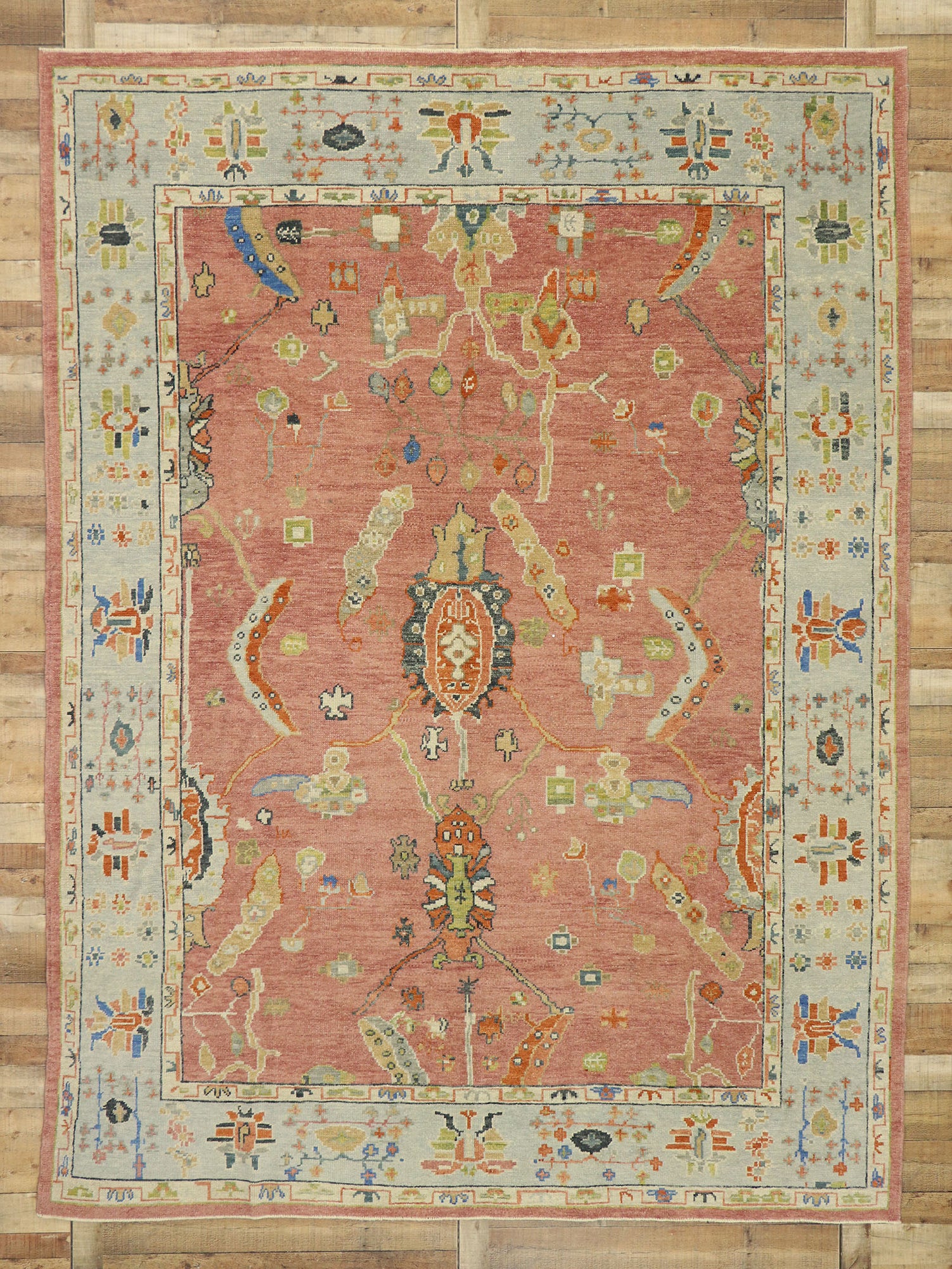 9 x 12 Contemporary Turkish Oushak 52827