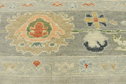 11 x 14 Contemporary Turkish Oushak Rug 52828
