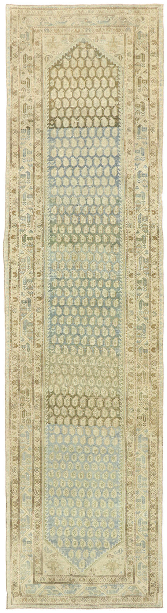 3 x 13 Antique Persian Malayer Runner 52830