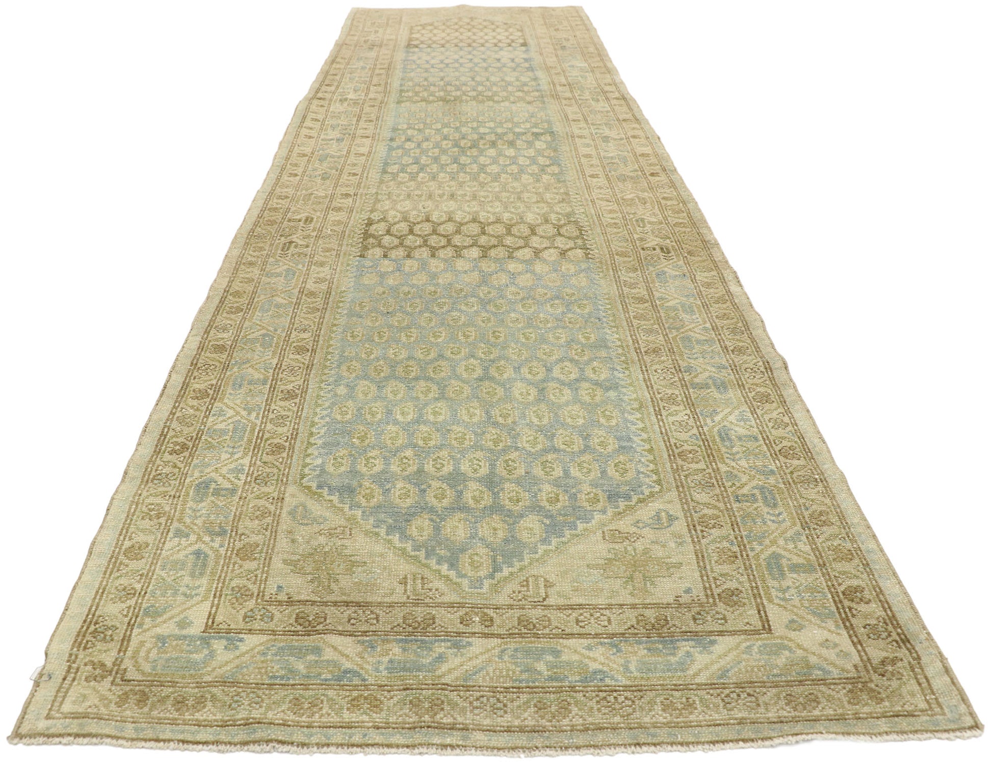 3 x 13 Antique Persian Malayer Runner 52830