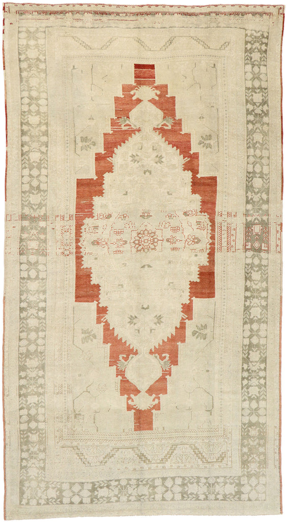 7 x 13 Vintage Turkish Oushak Rug 52832