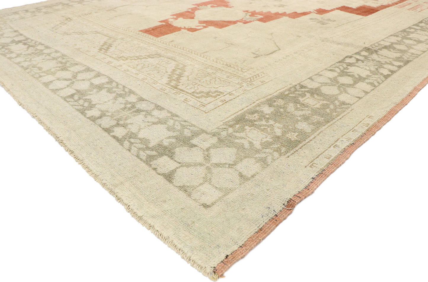 7 x 13 Vintage Turkish Oushak Rug 52832