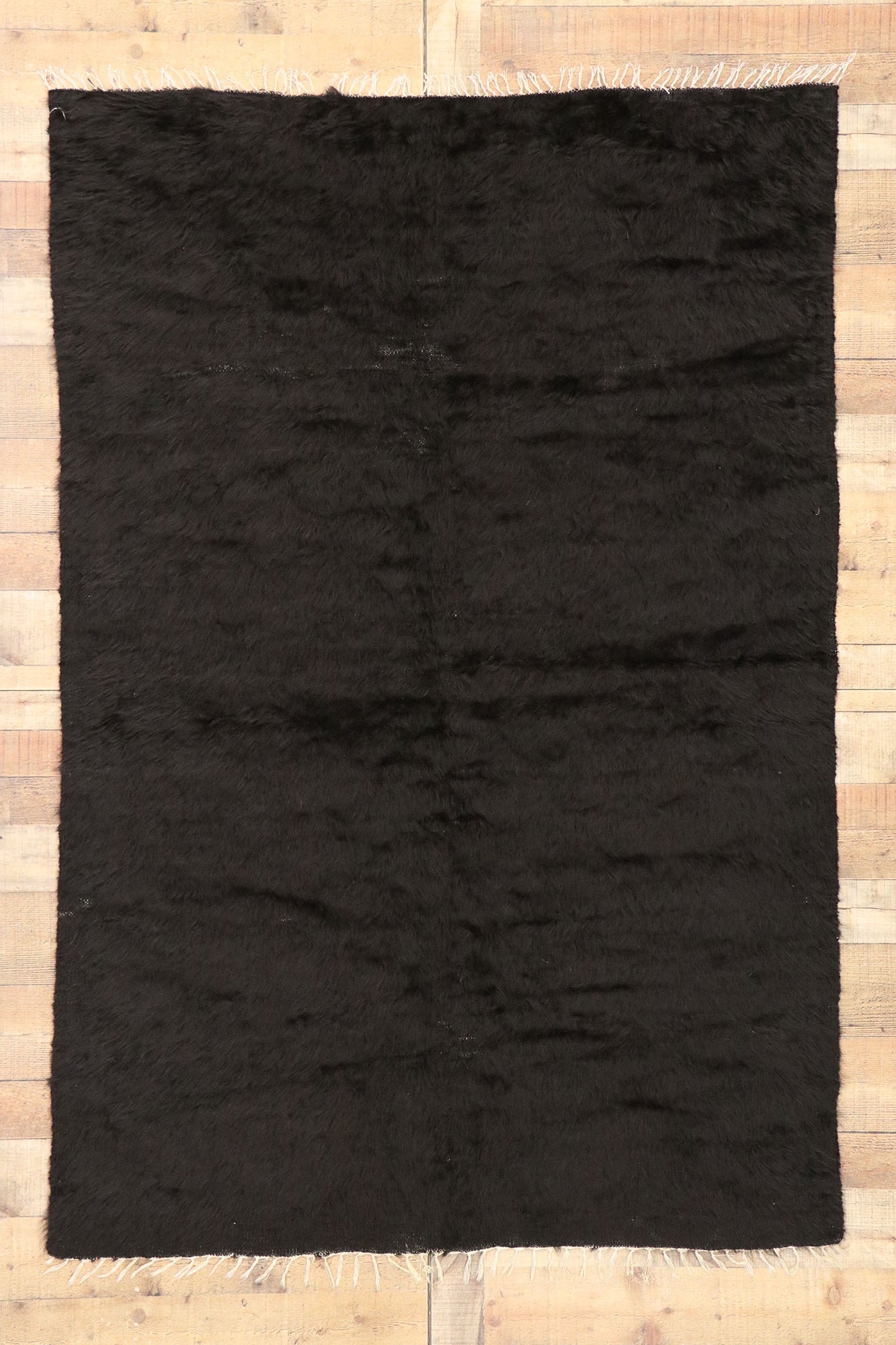 4 x 7 Turkish Angora Wool Kilim Rug 52838