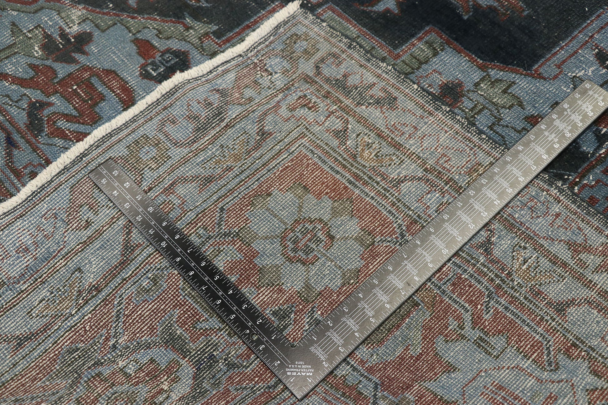 10 x 13 Distressed Antique Turkish Rug 52839