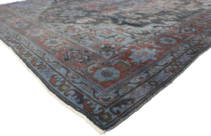 10 x 13 Distressed Antique Turkish Rug 52839