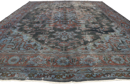 10 x 13 Distressed Antique Turkish Rug 52839