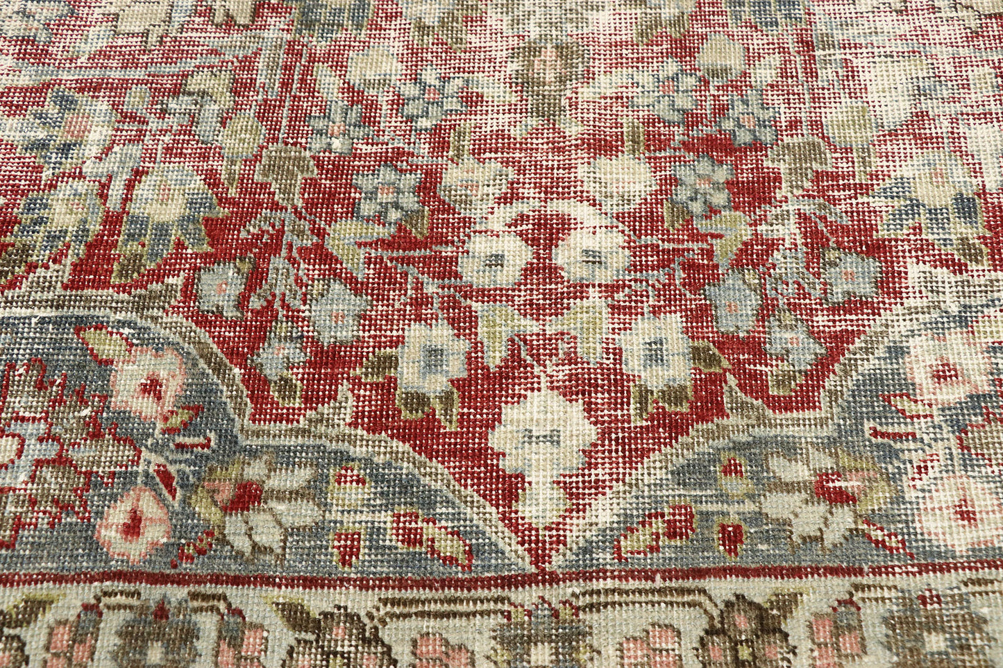 9 x 12 Antique Persian Tabriz Rug 52840