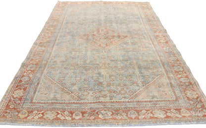 4 x 6 Antique Persian Mahal Rug 52845
