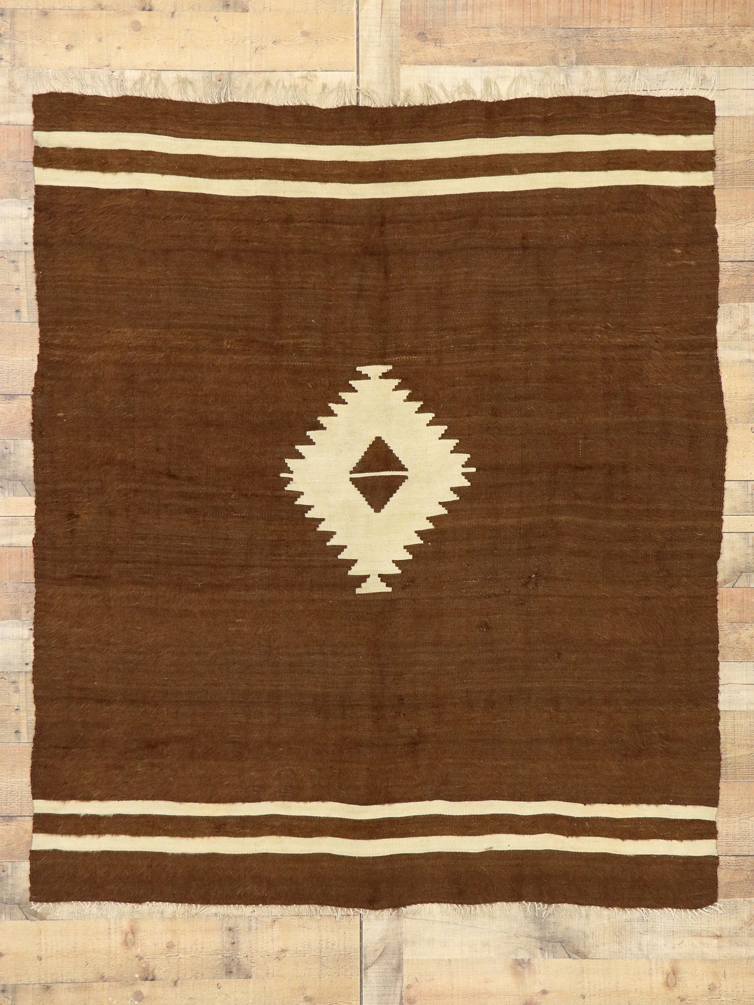 5 x 7 Vintage Turkish Kilim Rug 52846