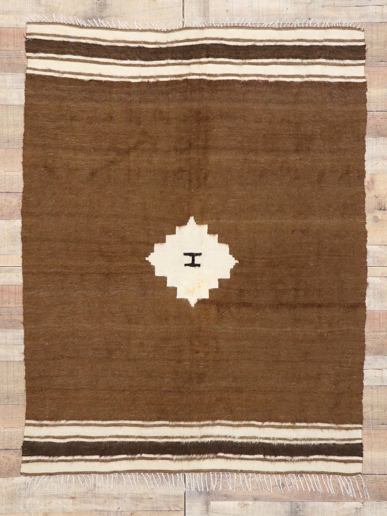 4 x 5 Vintage Turkish Kilim Rug 52847