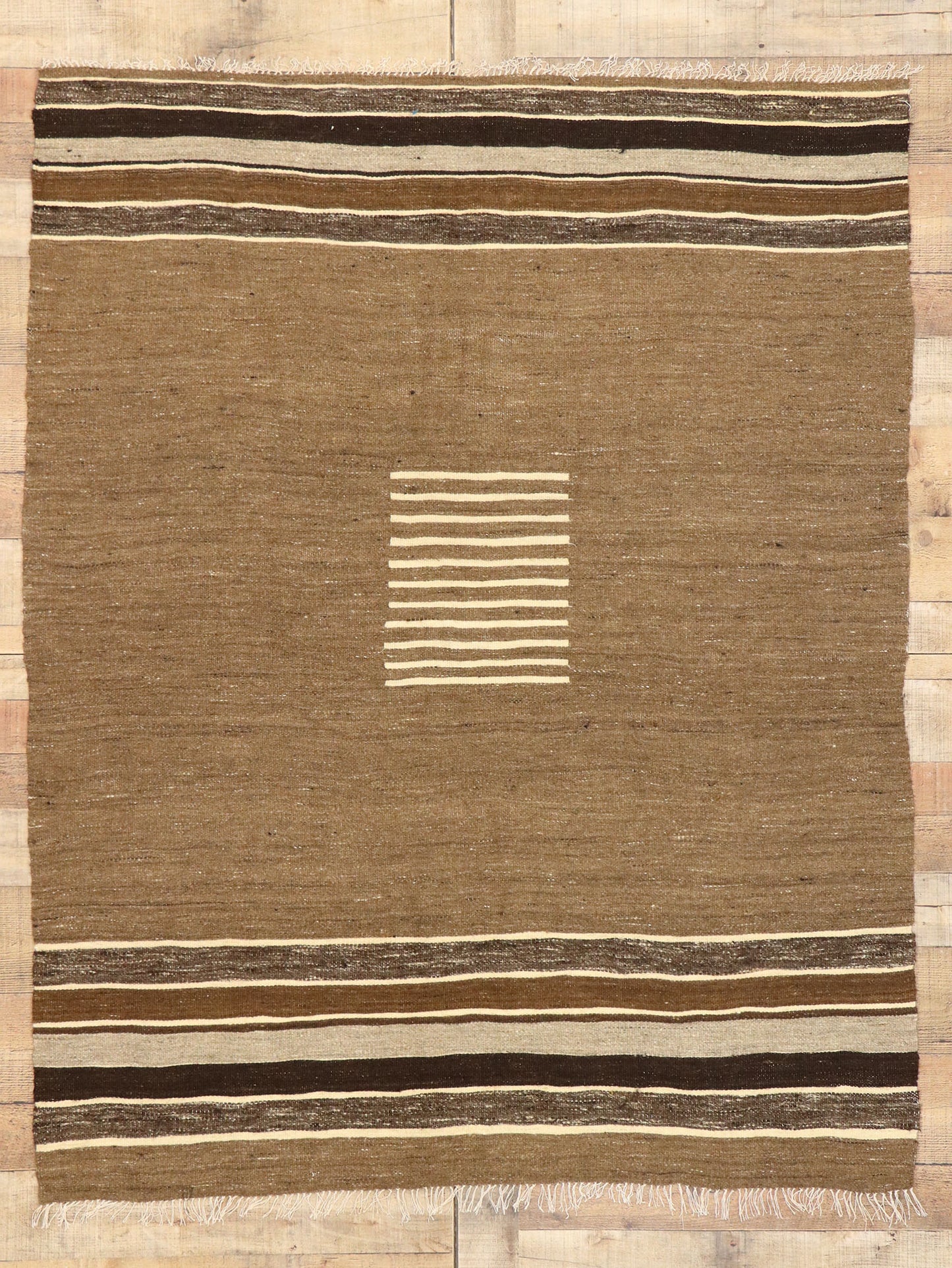 4 x 5 Vintage Turkish Kilim Rug 52850