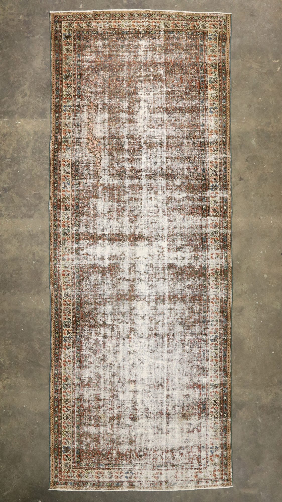 7 x 19 Antique Persian Malayer Rug 52851