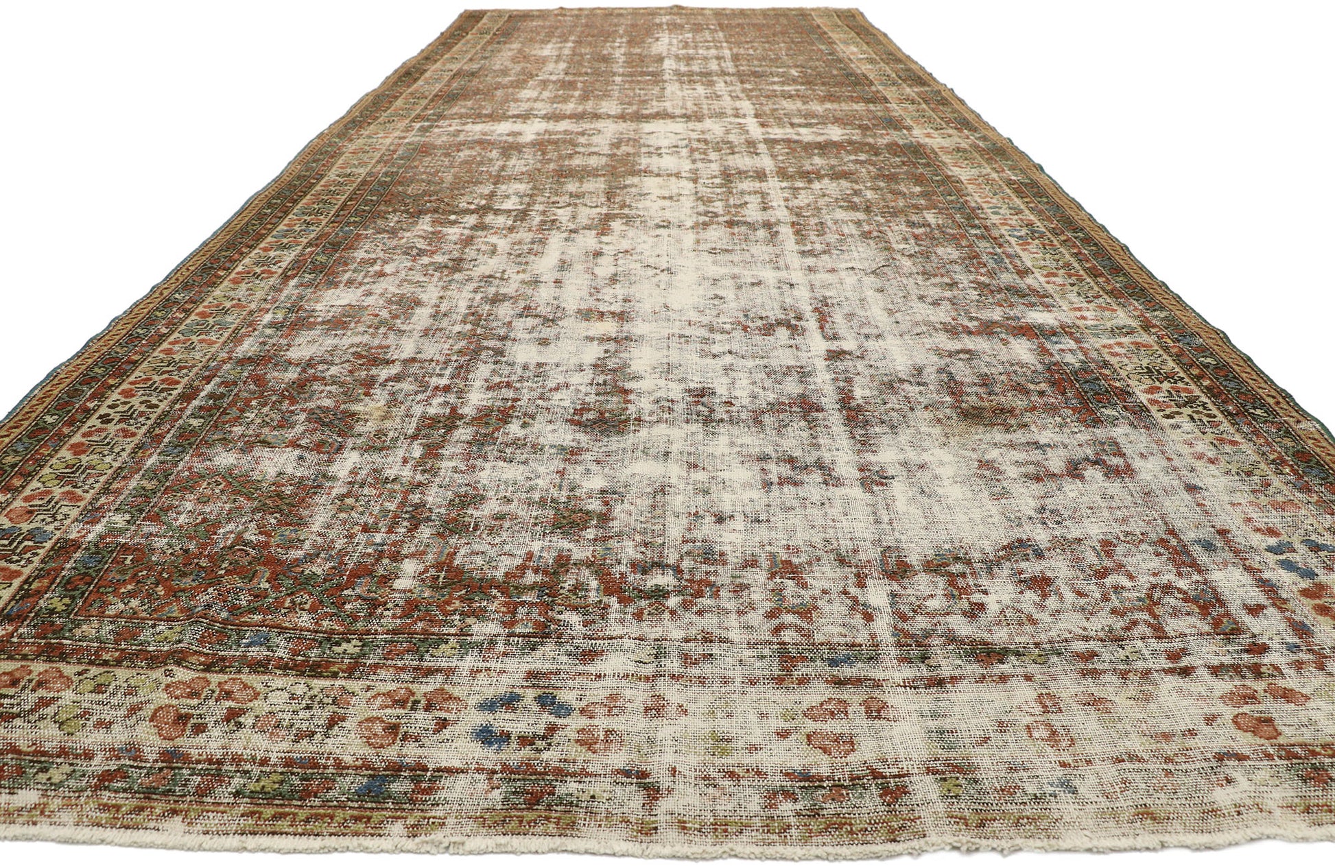 7 x 19 Antique Persian Malayer Rug 52851