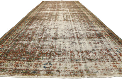 7 x 19 Antique Persian Malayer Rug 52851