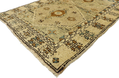 4 x 12 Vintage Turkish Oushak Runner 52852