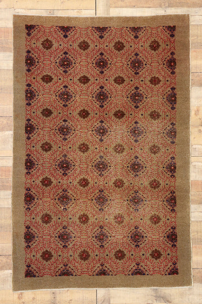 4 x 6 Vintage Turkish Sivas Rug 52853