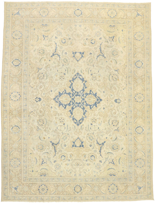 10 x 14 Antique Persian Tabriz Rug 52855