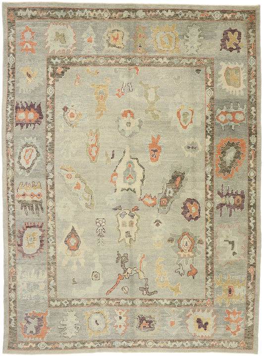 10 x 14 Turkish Oushak Rug 52858