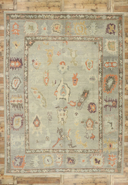 10 x 14 Turkish Oushak Rug 52858