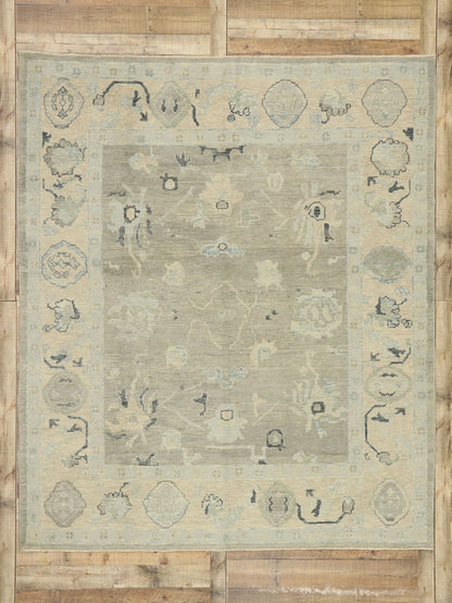 8 x 9 Contemporary Turkish Oushak Rug 52859