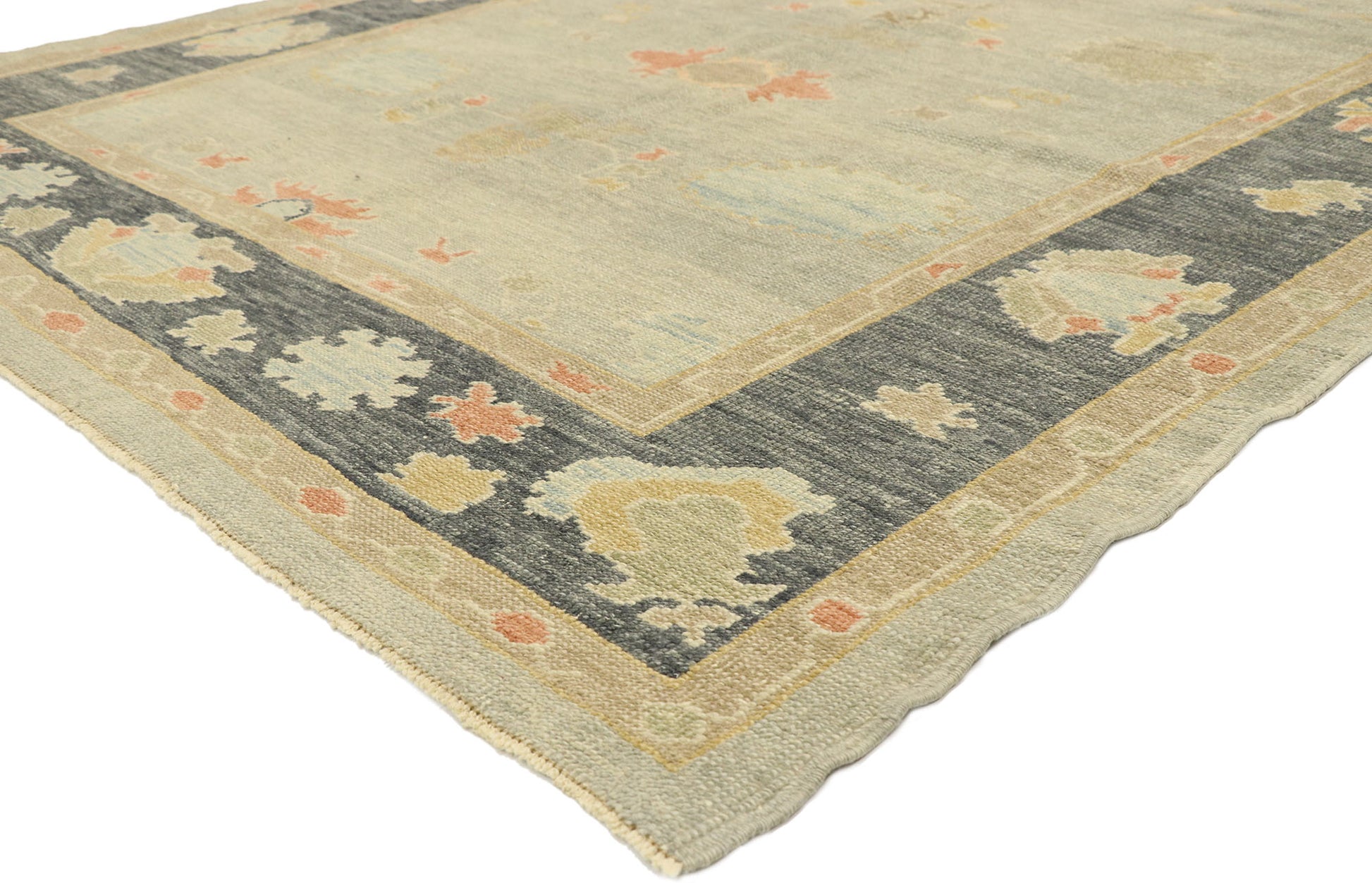 6 x 9 Contemporary Turkish Oushak Rug 52860