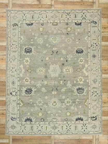 9 x 12 Contemporary Turkish Oushak Rug 52861