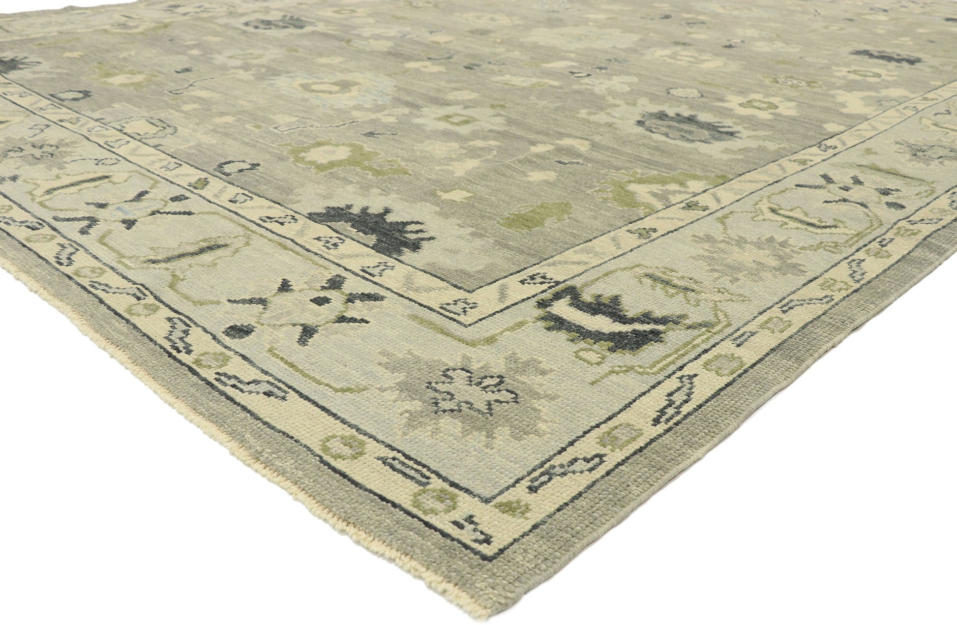 9 x 12 Contemporary Turkish Oushak Rug 52861