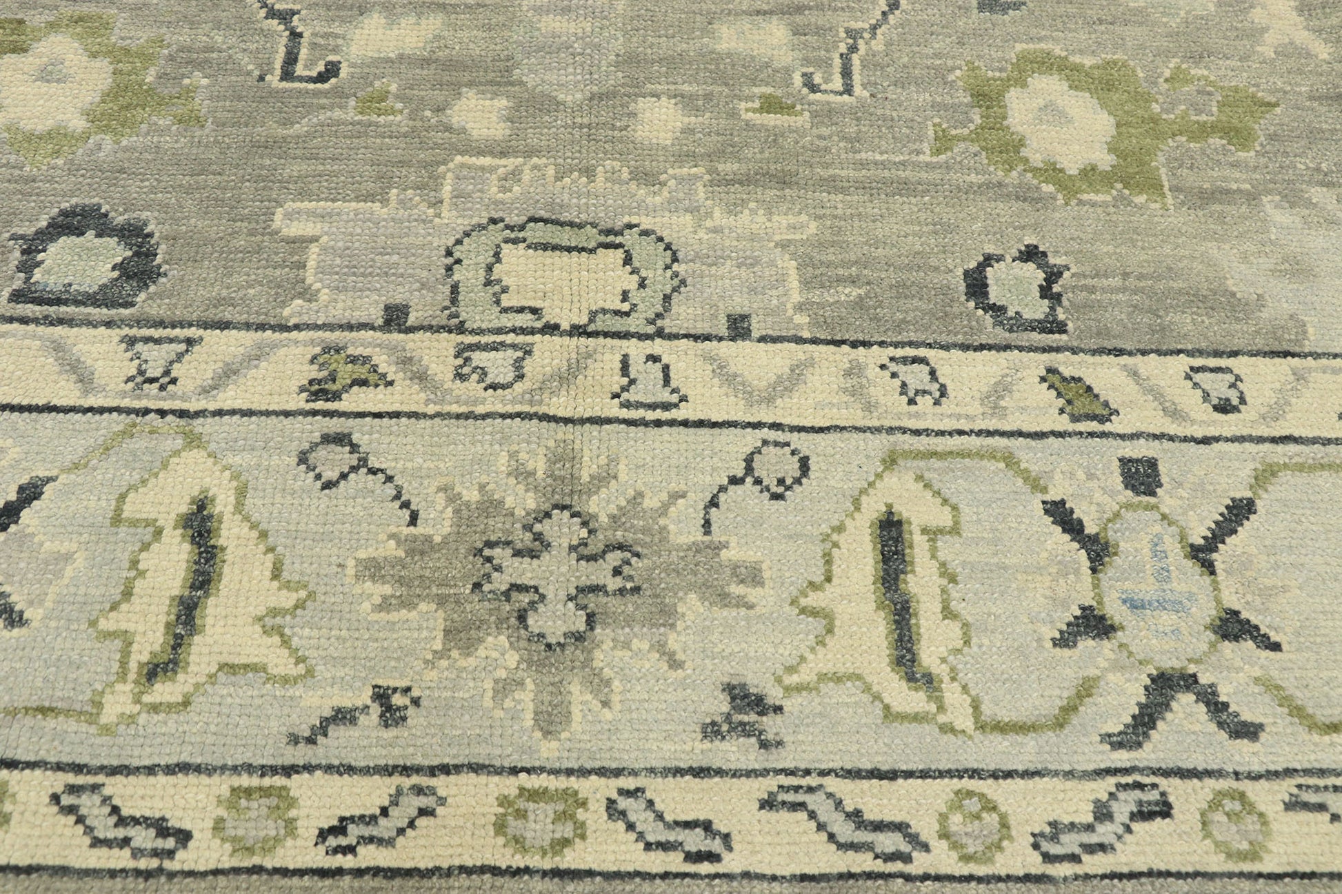 9 x 12 Contemporary Turkish Oushak Rug 52861