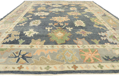 9 x 12 Colorful Turkish Oushak Rug 52862