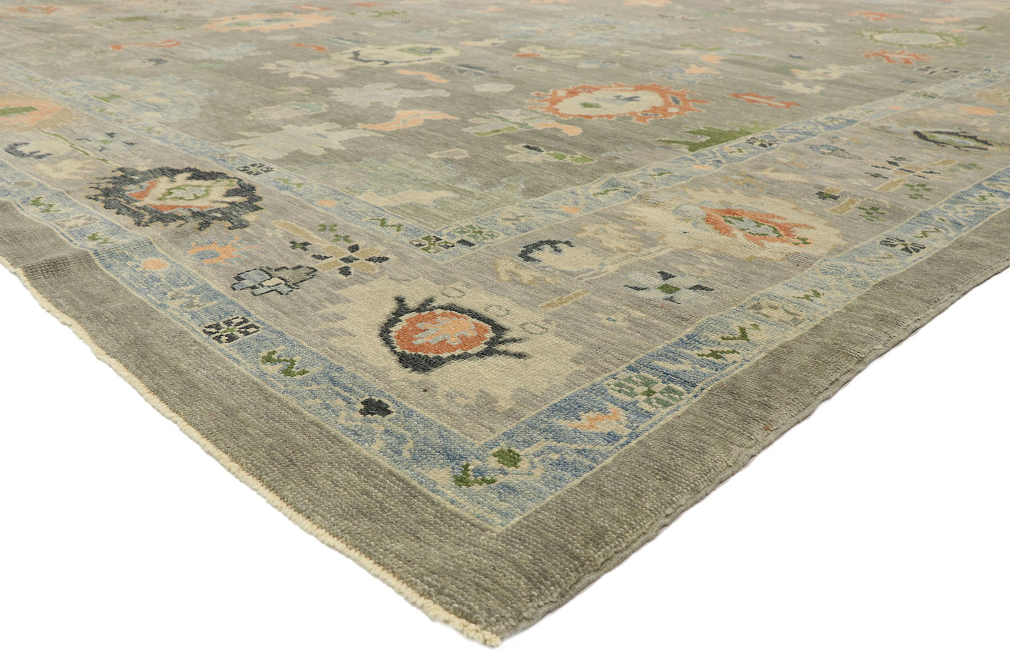 13 x 18 Contemporary Turkish Oushak Rug 52863