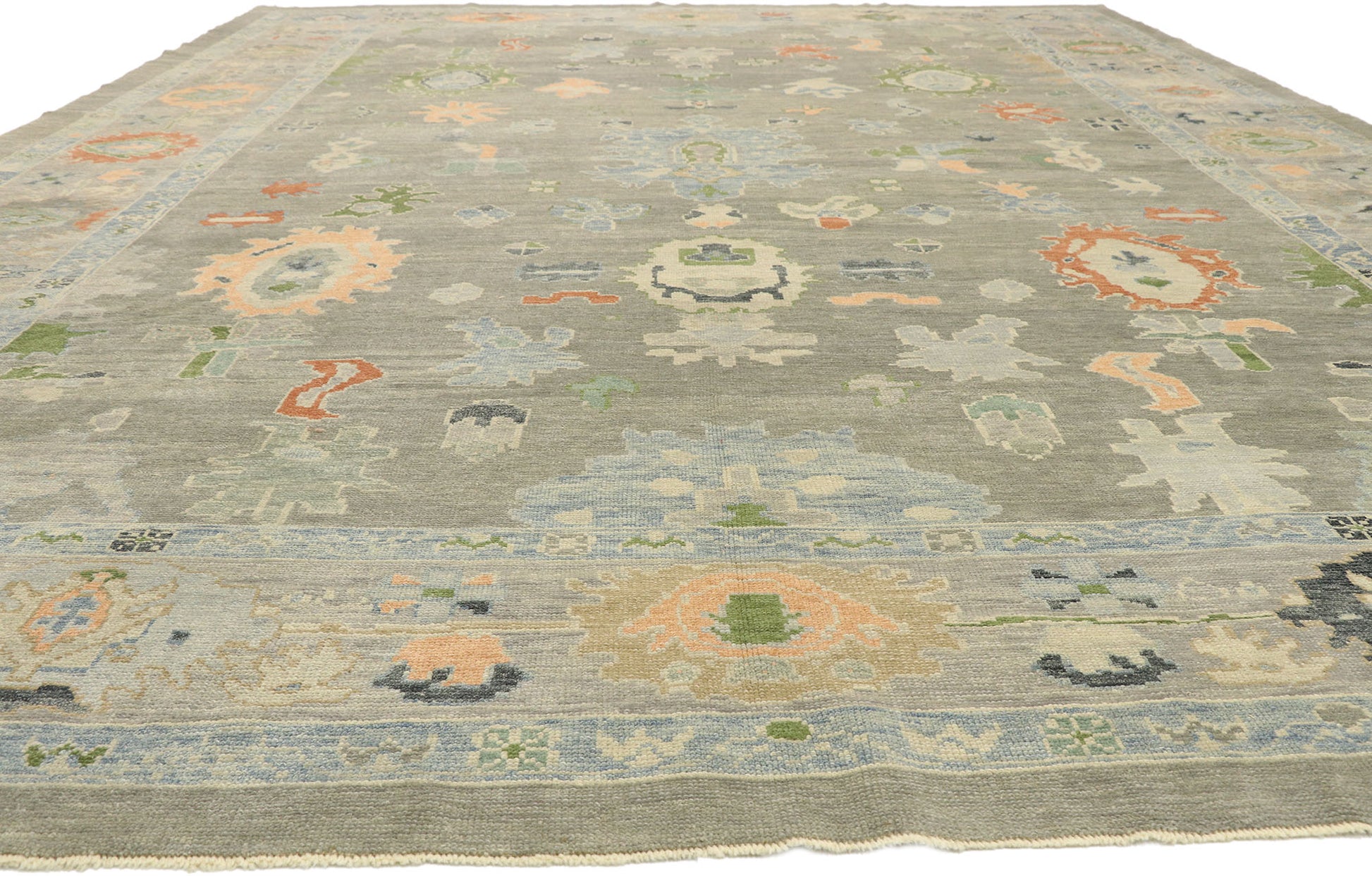 13 x 18 Contemporary Turkish Oushak Rug 52863