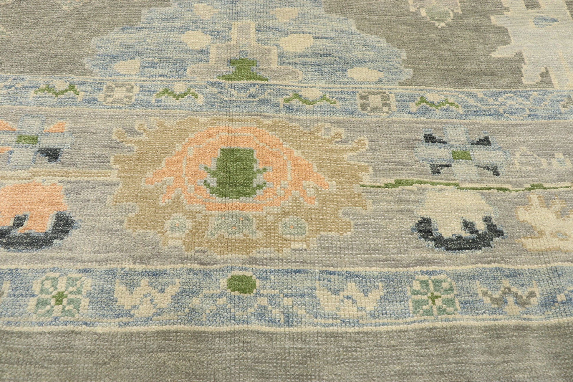 13 x 18 Contemporary Turkish Oushak Rug 52863