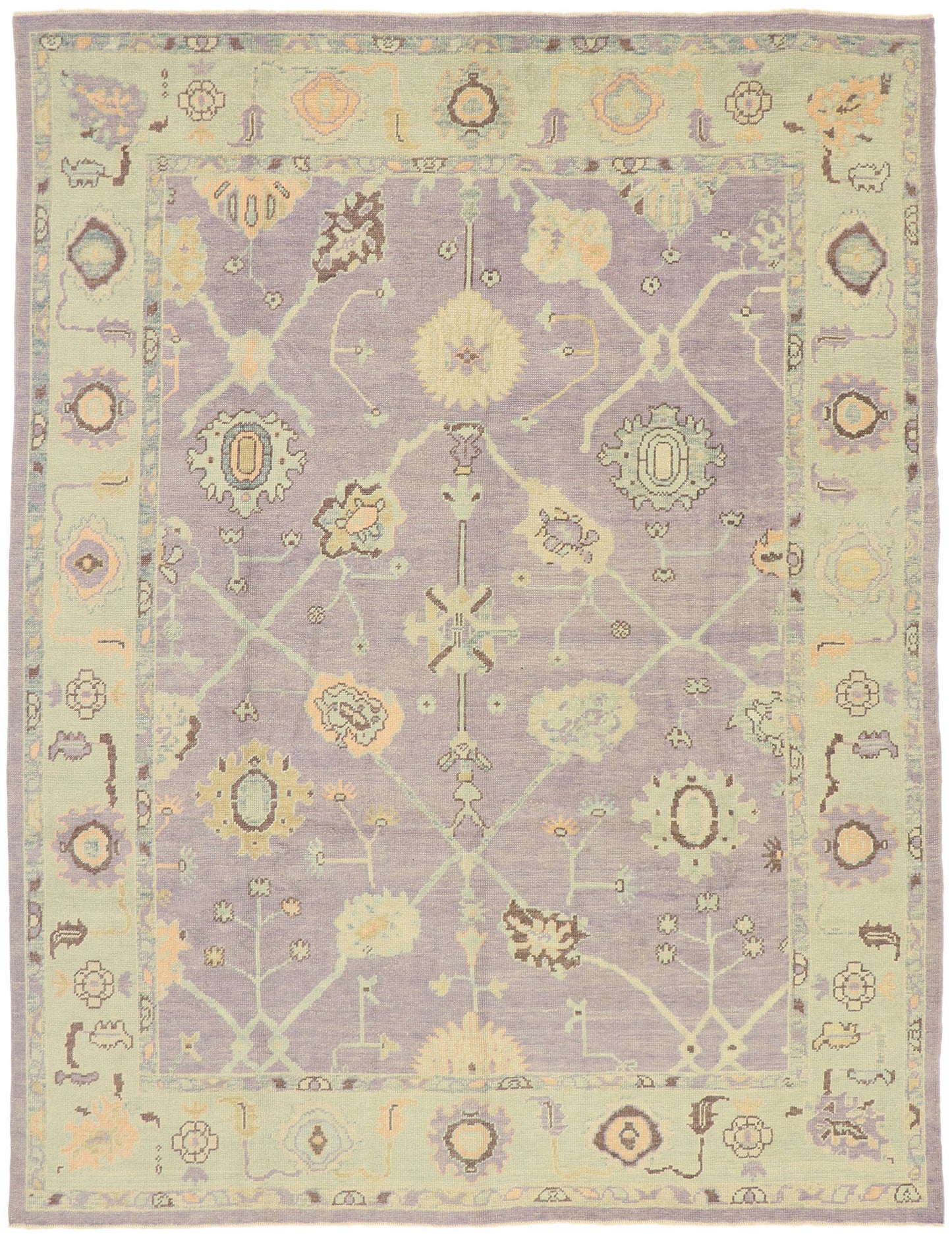 8 x 11 Contemporary Turkish Oushak Rug 52866