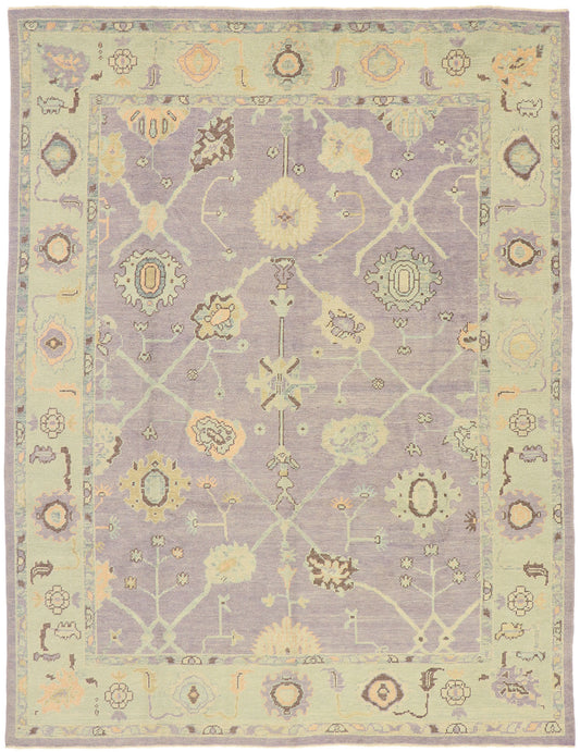8 x 11 Contemporary Turkish Oushak Rug 52866