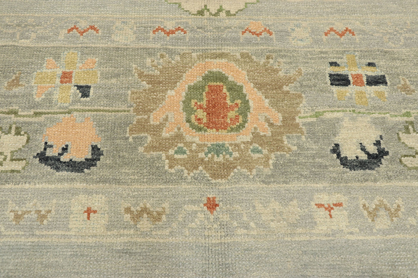 11 x 14 Contemporary Turkish Oushak Rug 52867