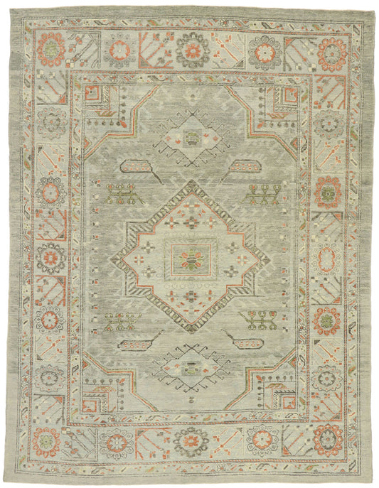 9 x 12 Turkish Oushak Rug 52870