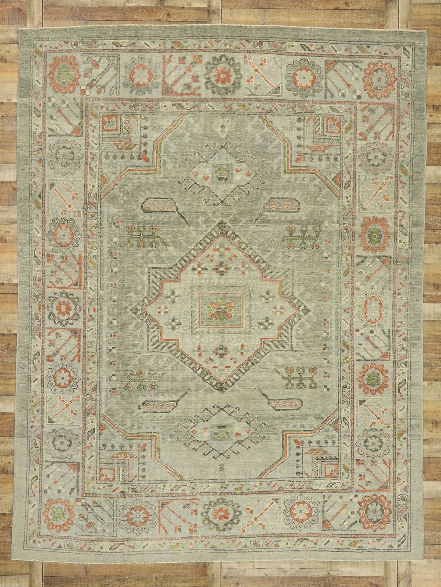 9 x 12 Turkish Oushak Rug 52870